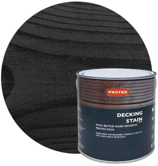 Black Decking Stain, Protek Decking Stain Black