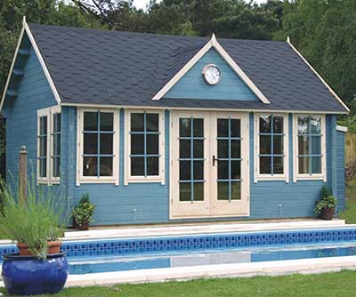 Beaumont Blue and Parsonage Cream