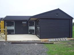 Stables Painted Black Protek