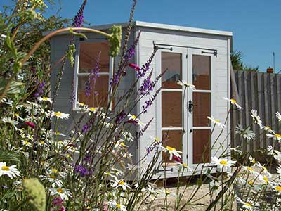Grey Shed Paint