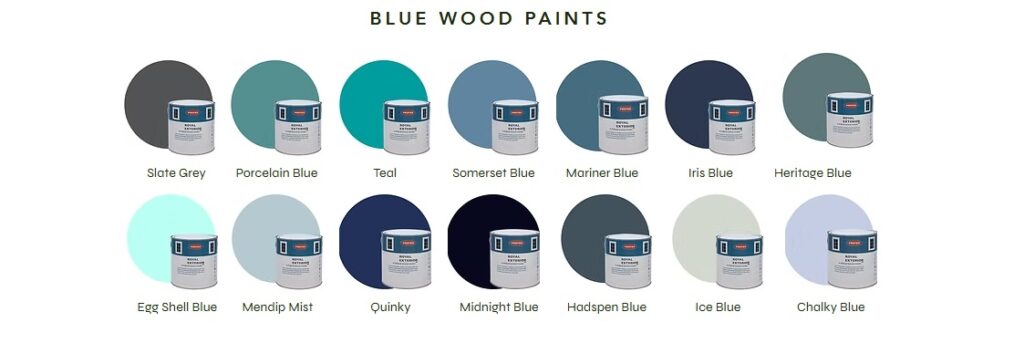 Protek Royal Exterior Blue Wood Paints
